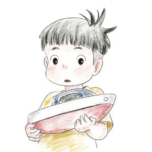 最新のhdポニョ ジブリ キャラクター イラスト アニメ画像